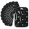 50Pcs Rectangle Glitter Holographic Plastic Yin-yang Zip Top Gift Bags OPP-YW0001-09B-1