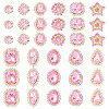 100Pcs Teardrop/Heart/Star Sew on Rhinestones GACR-TA0001-07E-3