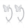999 Fine Silver Stud Earrings FS-WG1D9DE-06-1