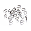 Tarnish Resistant 201 Stainless Steel Snap on Bails STAS-K146-067-3x7mm-3