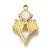 Ion Plating(IP) 304 Stainless Steel Manual Polishing Charms STAS-M059-02G-02-1