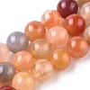 Natural Golden Silk Jade Beads Strands X-G-L538-034-6mm-1