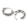 316 Surgical Stainless Steel Hoop Earrings EJEW-D096-12AS-21-2
