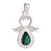 Synthetic Malachite Pendants G-H180-02P-2