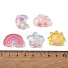 Sky Theme Transparent Resin Cabochons RE-CBA332C-02-3