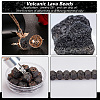 2 Strands Natural Lava Rock Beads Strands G-OC0004-76-4