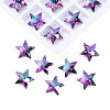 Glass Rhinestone Cabochons MRMJ-N029-04A-07-2