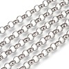 Tarnish Resistant 304 Stainless Steel Rolo Chains CHS-L017-18J-1