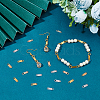 30Pairs 3 Colors Stainless Steel Chain Tabs STAS-AR0001-34-6