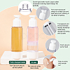 Empty Portable Plastic Airless Pump Bottles AJEW-WH0299-91A-5