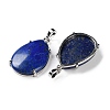 Natural Lapis Lazuli Pendants G-U002-01P-C-2