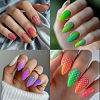 Stainless Steel DIY Nail Art Templates MRMJ-WH0092-066-7