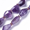 Natural Amethyst Beads Strands G-L492-16-1