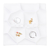 Gesso Finger Ring Display Stands ODIS-WH0029-41-1