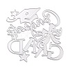 Graduation Theme Carbon Steel Cutting Dies Stencils DIY-P076-66-3