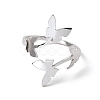 Non-Tarnish 304 Stainless Steel Open Cuff Rings RJEW-Q808-02E-P-2