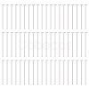 60Pcs 925 Sterling Silver Flat Head Pins STER-BC0002-17B-1