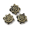 Tibetan Style Rack Plating Brass Bead KK-Q805-52AB-1