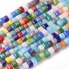 Imitation Jade Glass Beads Strands GLAA-E415-02-1