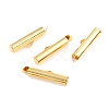 304 Stainless Steel Slide On End Clasp Tubes STAS-C044-08B-G-2