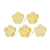 Transparent Spray Painted Glass Beads LS-GLAA-N035-029-C06-1