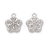Alloy & Crystal Rhinestone Pendants PALLOY-T095-03P-1
