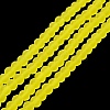 Transparent Glass Beads Strands X1-EGLA-A034-T4mm-MD29-2