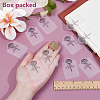 40Pcs PP Plastic Floating Page Marker Bookmarks AJEW-BC0009-20-3