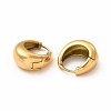 Ion Plating(IP) 316 Surgical Stainless Steel Thick Hoop Earrings for Women X-EJEW-G344-01G-2
