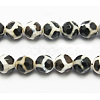 Tibetan Style Turtle Back Pattern dZi Beads X-G-H1454-1A-1