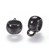 Tibetan Style Alloy Tube Bails LS-TIBEP-LFH251Y-B-LF-2
