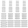 120Pcs 4 Styles Alloy Crystal Rhinestone Spacer Bars FIND-ME0004-07S-1