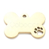 Ion Plating(IP) 304 Stainless Steel Pet Pendants X-STAS-B016-04G-2