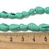 Spray Painted Natural Spiral Shell Beads Strands BSHE-G039-08B-3