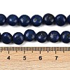 Synthetic Howlite Imitation Lapis Lazuli Beads G-S393-12A-8mm-5