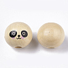 Natural Wood European Beads X1-WOOD-S055-16B-2