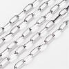 Iron Paperclip Chains CH-R025-10x5mm-P-1