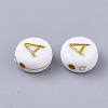 Plating Acrylic Beads X-PACR-R242-01A-2