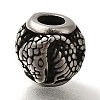 304 Stainless Steel European Beads STAS-D191-08A-AS-1
