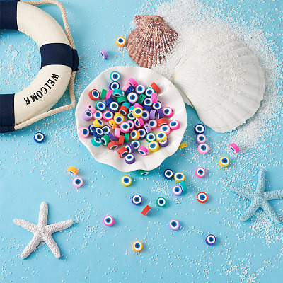 Handmade Polymer Clay Beads CLAY-CD0001-02-1