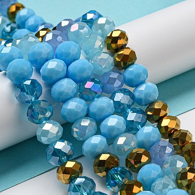 Glass Beads Strands EGLA-A034-M10mm-15-1