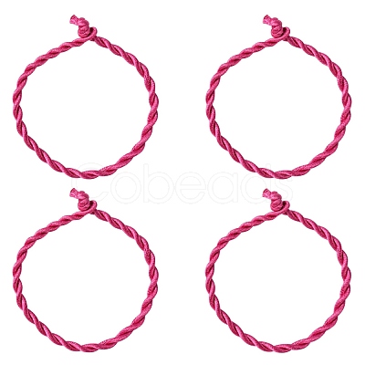 Nylon Rattail Satin Cord Bracelet Making AJEW-JB00019-08-1