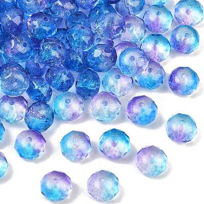 Two-Tone Transparent Acrylic Beads AC-CBAE44E-01A-02-1