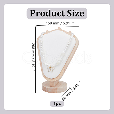 Wooden Necklace Display Stands NDIS-WH0003-024-1
