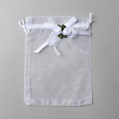 3D Flower Organza Drawstring Bags OP-WH2002-01C-01-1