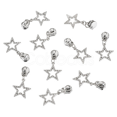 20Pcs Alloy Zipper Puller HJEW-TAC0161-1