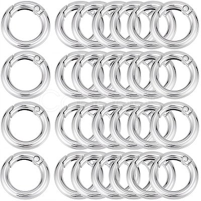 Zinc Alloy Spring Gate Rings FIND-SP0001-08A-1