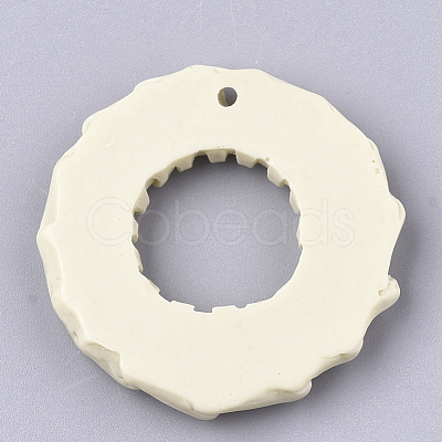 Resin Pendants RESI-S364-10B-1