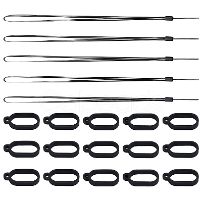 DIY Anti-lost Electronic Stylus & Lighter Pendant Necklace Making Kit AJEW-GF0007-87-1
