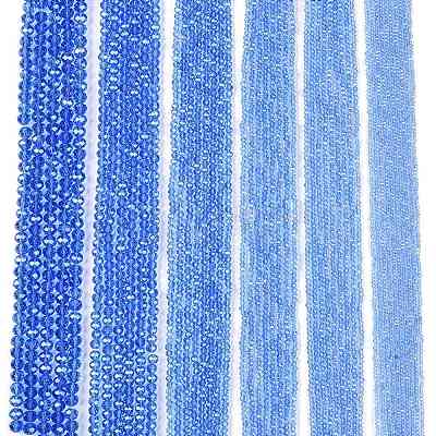 Electroplate Glass Beads Strands EGLA-A044-T2mm-A14-1